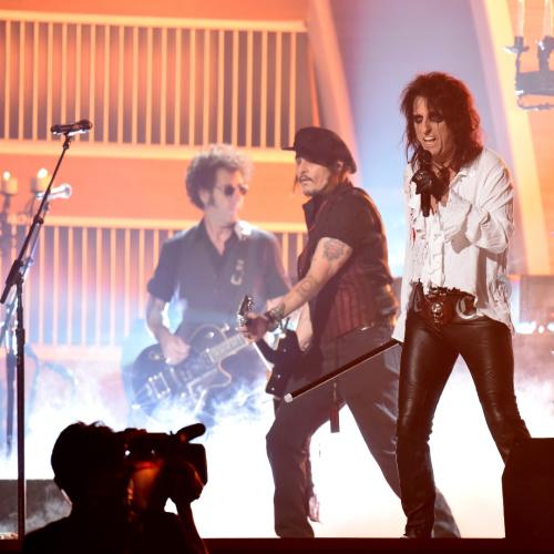 Alice Cooper and Johnny Depp Perform to Sell-Out Crowd