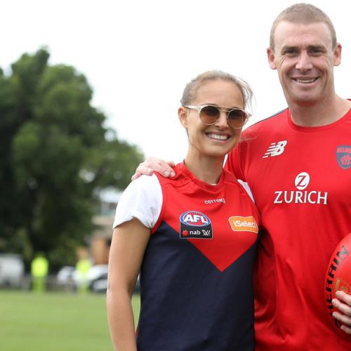 Why Was Natalie Portman At The Demons' Training Session?