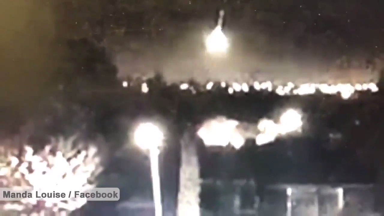 Stunning Footage Of 'Fireball Meteor' Captured In Melbourne