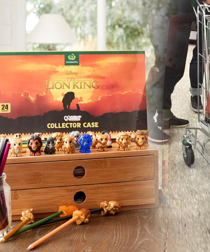 Woolies Customer Slammed For Buying A Trolley Full Of Lion King Collectables To Scalp Online