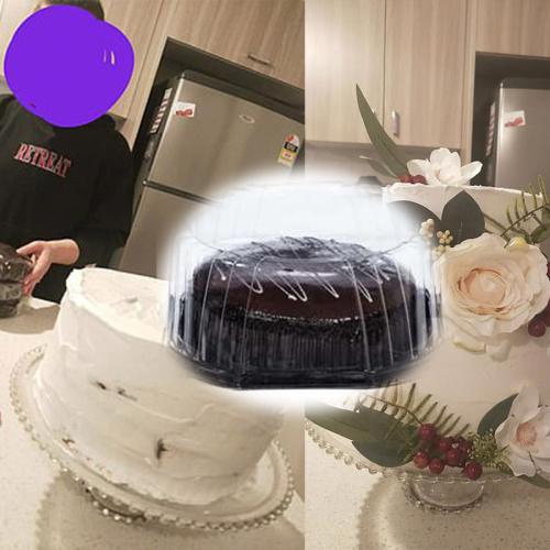 Melbourne Bride Makes Amazing Wedding Cake Using $4 Woolies Cakes