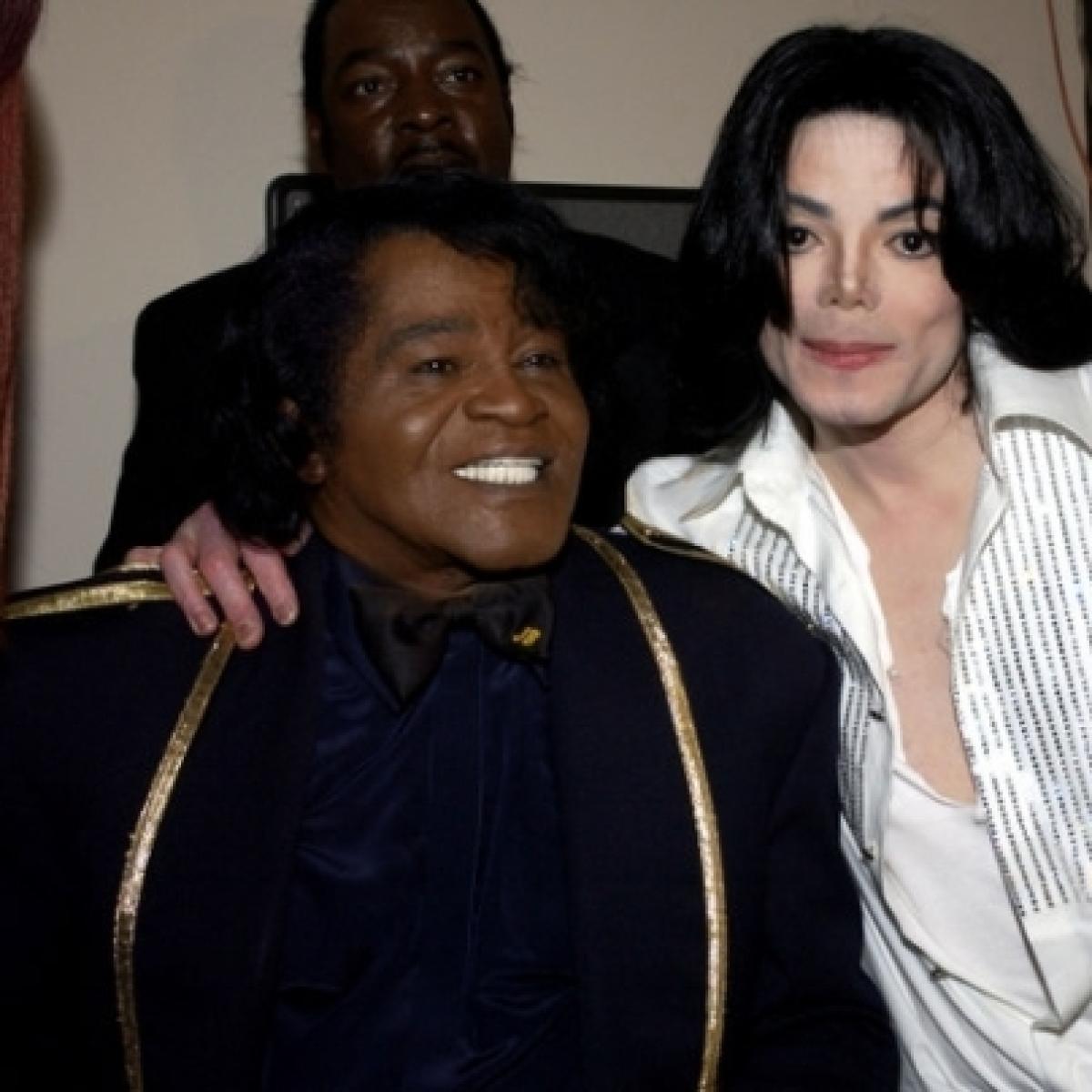 James Brown And Michael Jackson At The Bet Awards In 2003