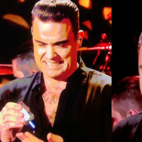 Robbie Williams Classic Response To Hand Sanitiser Incident