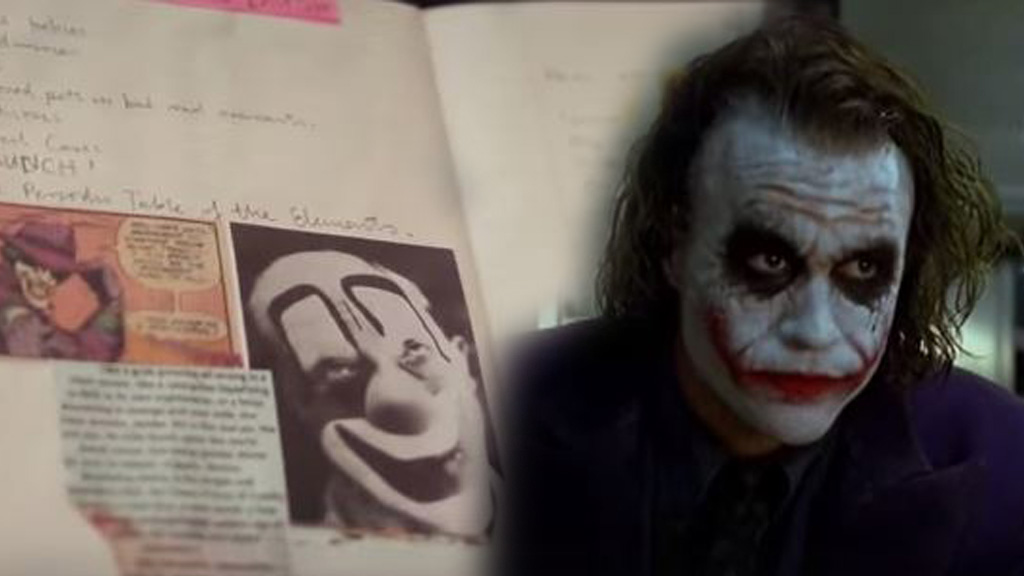 Heath Ledger's 'Joker Journal' Emerges