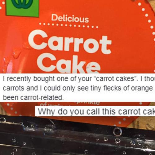 Woolies Is Getting Roasted For ‘Three Thin Slices’ Of Actual Carrot In Cake