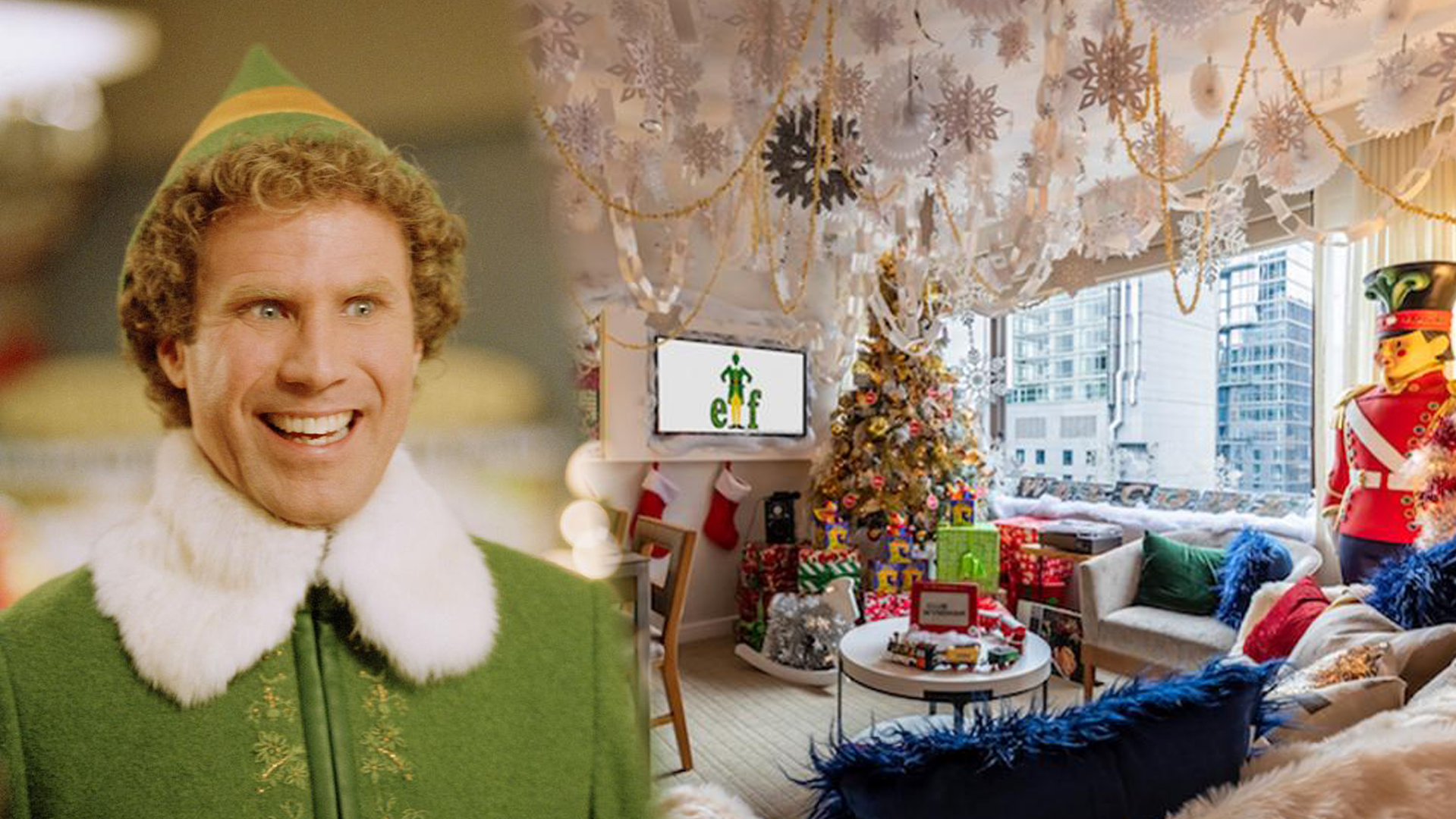 You Can Live Like Buddy The Elf In This Winter Wonderland Apartment