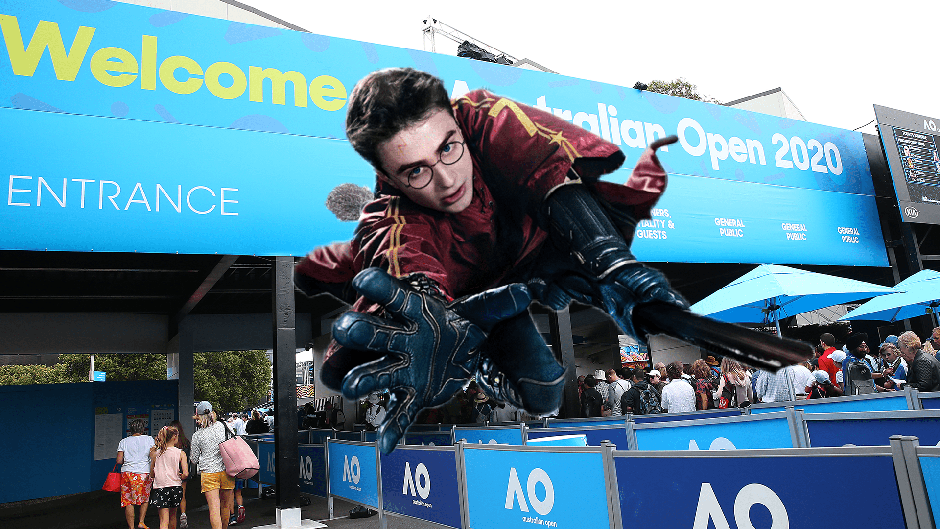 When Two Worlds Collide There Will Be A Harry Potter Day At The Australian Open This Year