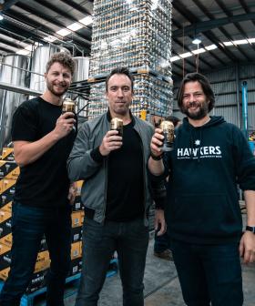 Heroes Gold Beer Being Canned