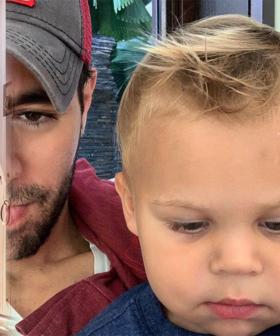 Video Of Enrique Iglesias Making His Son Giggle Is Exactly What We Need During This Tough Time