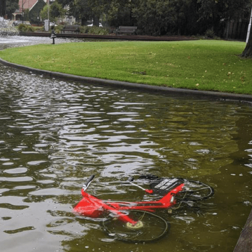 It Has Been Two Days & We're Already Dumping Uber's Version of oBikes Around Melbourne