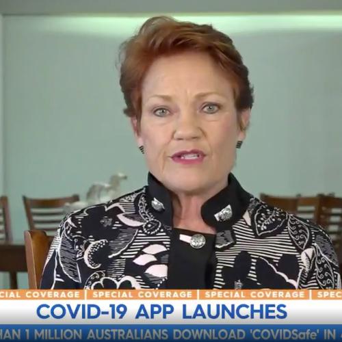 ‘I Don’t Want Them Tracking Me’ - Pauline Hanson Refuses To Download Government’s COVIDSafe App