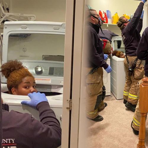 Woman Got Stuck In Her Washing Machine During An Intense Game Of Hide-And-Seek
