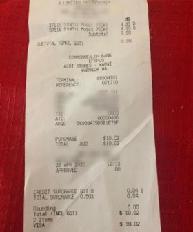 ALDI Faces Backlash After Customer Finds Odd Surcharge On Her Receipt During Pandemic