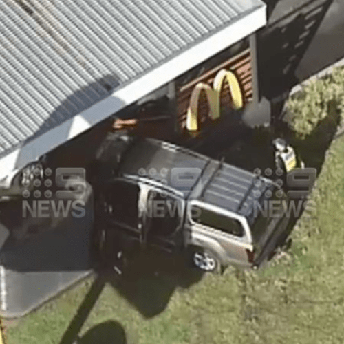 Elderly Man In Hospital After Crashing Into McDonalds Store In Melbourne's South-East