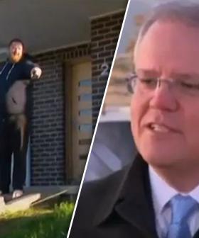 "Get Off The Grass!": PM's Press Conference Interrupted By Homeowner