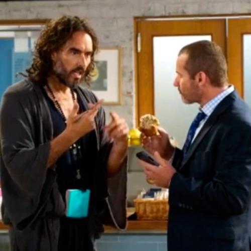 Russell Brand Made A Cameo Appearance On Neighbours And Toadie Was Fangirling Hard