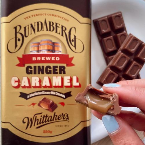 Whittakers Chocolate Are Releasing A Caramel Ginger Beer Block With Bundaberg!