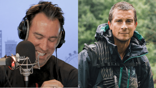 Bear Grylls Calls In From A Mountain Top!