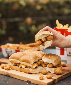 KFC Is Now Serving 'Popcorn Chicken Slabs' Just In Time For Footy Finals