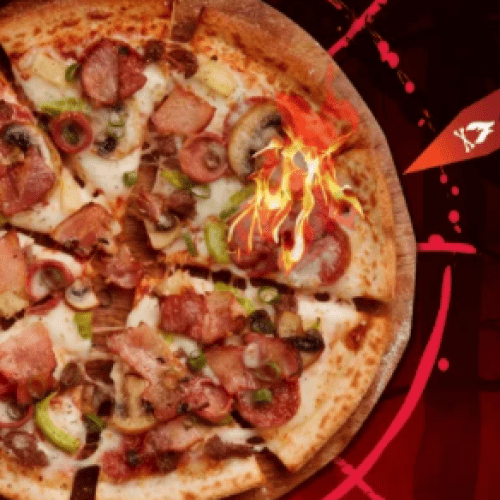 Domino's Now Has Halloween Roulette Pizza With One Slice Covered In Ghost Chilli