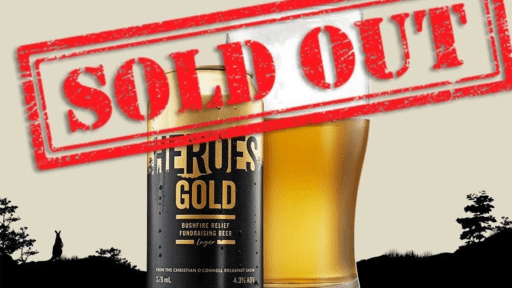 Melbourne Comes Together Again And Sells Out Bushfire Fundraising Beer AGAIN!
