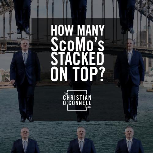 How many ScoMo's stacked on top?