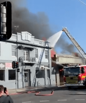Firefighters Battle Massive Blaze Next To Preston Hotel