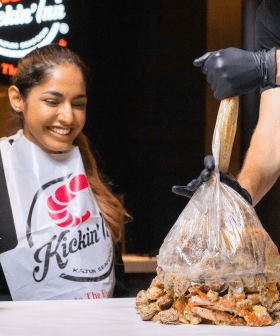 This Melbourne Restaurant Serves Bags of Seafood With No Table Etiquette