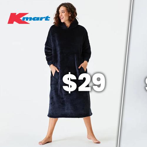 Kmart Has Just Dropped A New Cheaper 'Hooded Blanket' And It Looks The Same As One That Is 4x The Price!