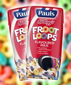 You Can Now Get Froot Loops Flavoured Milk And I Think We'll Stick With Chocolate