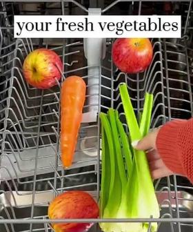 Aussie Mum Divides The Internet By Rinsing Her Vegetables In The DISHWASHER!