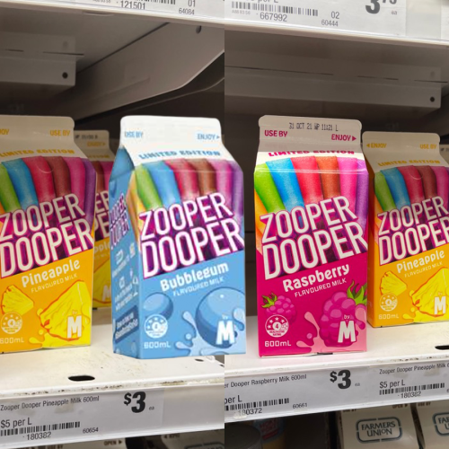 Zooper Dooper Milk Has Been Spotted On Supermarket Shelves