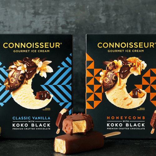 Premium Chocolatier Koko Black & Connoisseur Create Divine Ice Cream Blends!