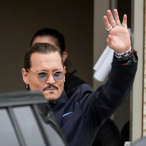 Johnny Depp Takes The Stage To Unsuspecting Crowd In England As He Awaits Verdict