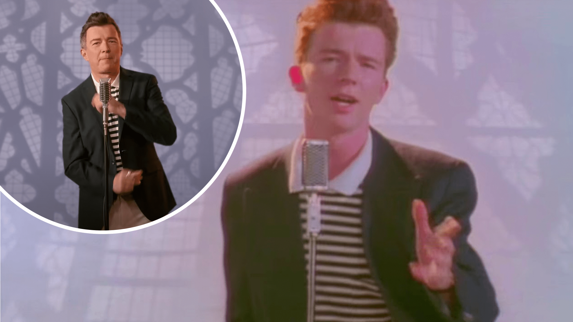 Rick Astley recreates 'Never Gonna Give You Up' music video 35 years later