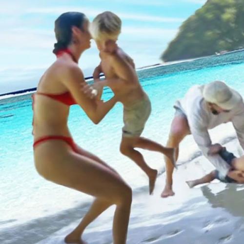 Aussie Dad punches monkey gang in face after they attack his 1-year-old son