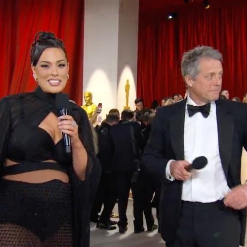 Ooof, Hugh Grant's Awkward Red Carpet Interview Is A Hard Watch