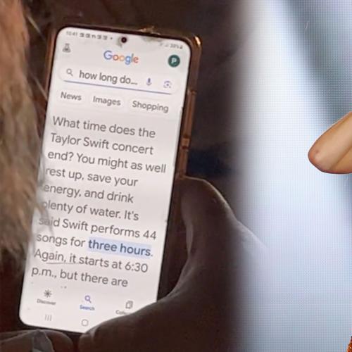 Dad Dragged Along To Taylor Swift Concert Caught Googling "How Long Does Taylor Swift Concert Go"