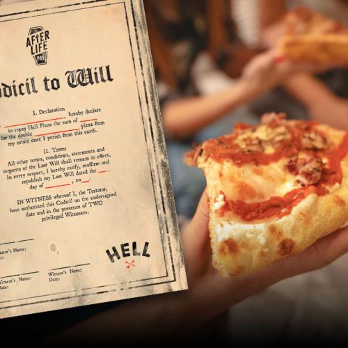 Pizza Company To Let Customers Buy Now & Pay Later...After Death!