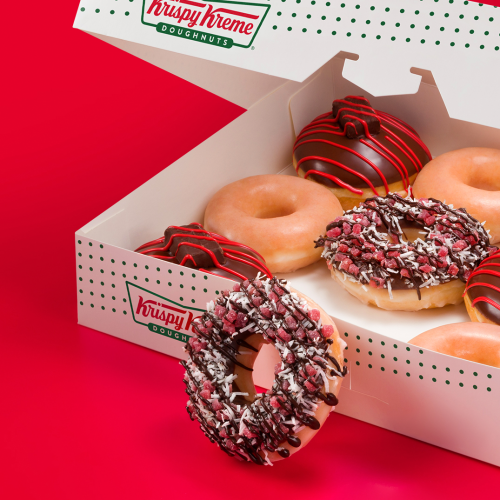Krispy Kreme And Cadbury's Cherry Ripe Have Made Beautiful Doughnut Babies!