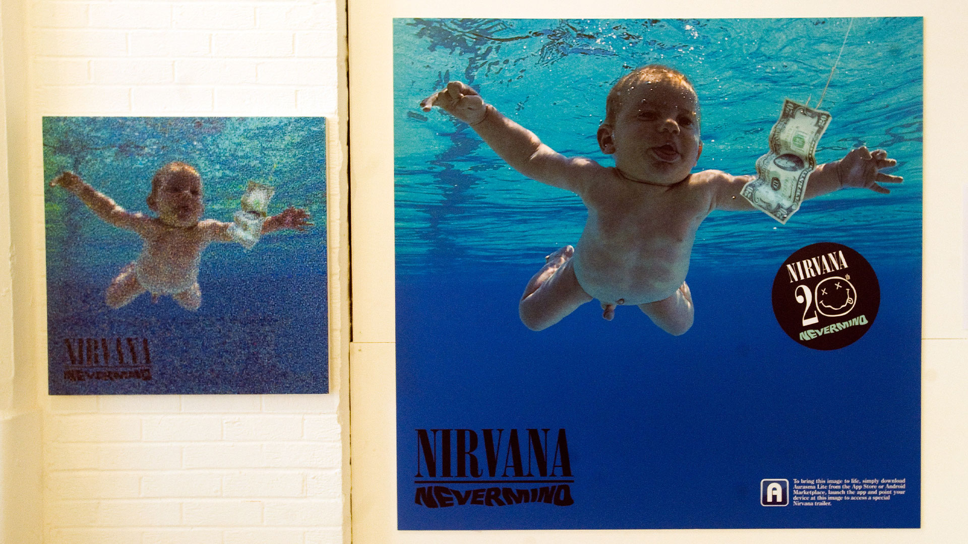 NIRVANA NEVERMIND ポスター(85×65) 1990's Nirvana 