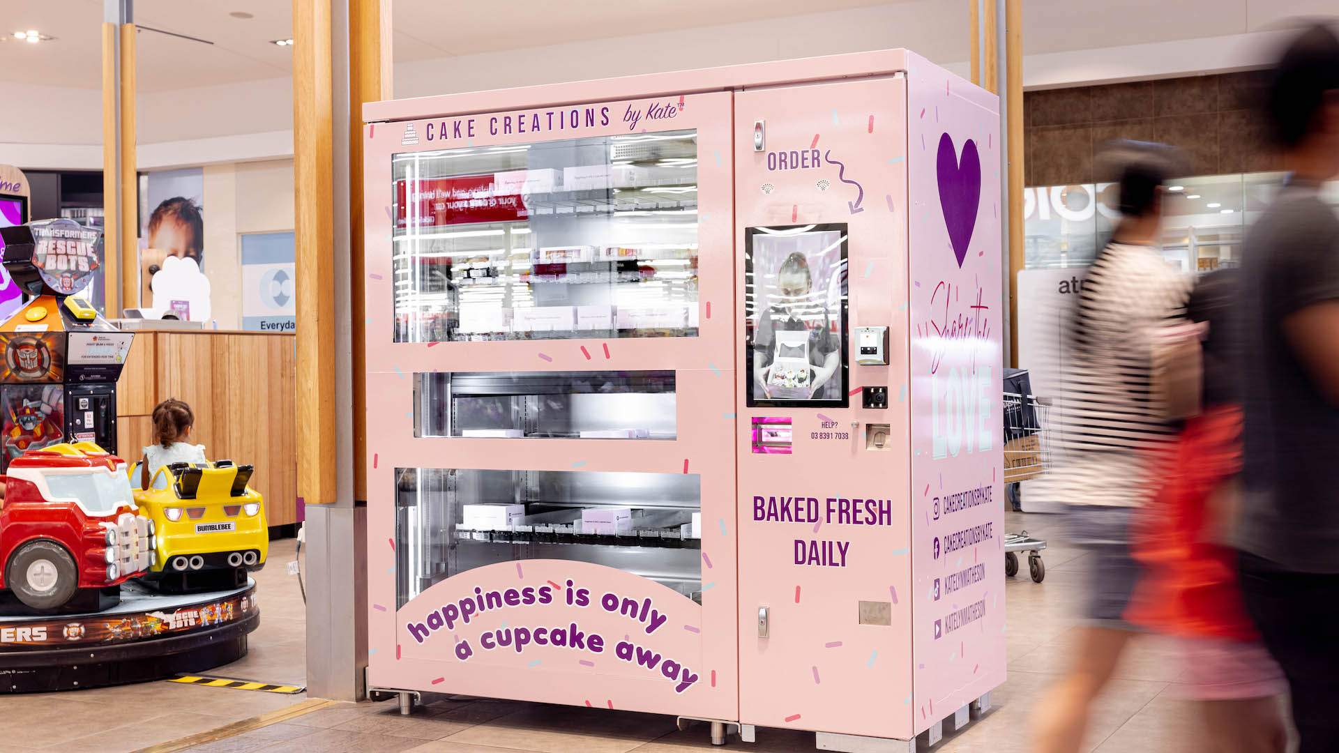 Melbourne's FirstEver Cupcake Vending Machines Have Arrived!