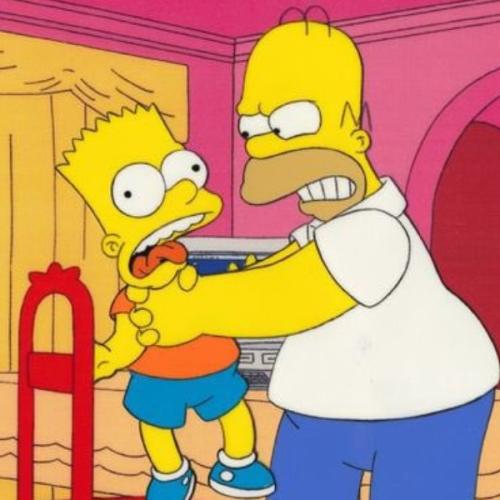 ‘Times Have Changed’: Homer Stops Choking Bart on The Simpsons
