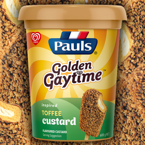 Pauls & Streets Are Dropping Golden Gaytime Toffee Custard!