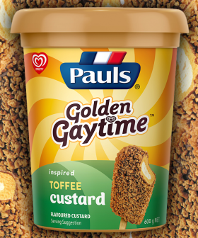 Pauls & Streets Are Dropping Golden Gaytime Toffee Custard!