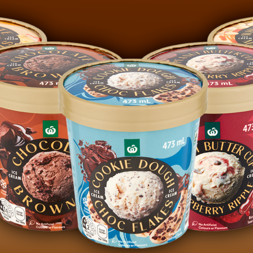 Woolies Have Launched A New Indulgent Ice Cream Range!