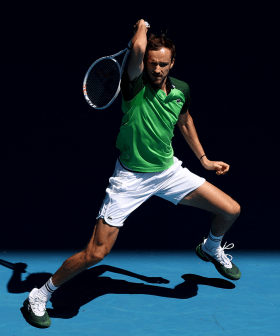 People Have Spotted A Hilarious Optical Illusion From Daniil Medvedev's Australian Open Outfit