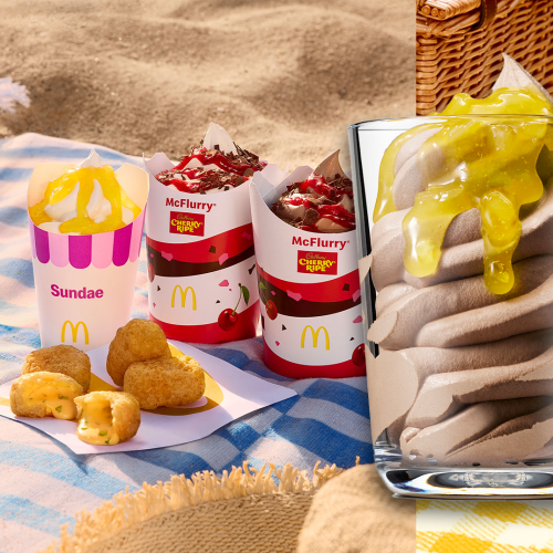 Macca’s Drops New Summer Snacks, Hawaiian Range and a Cherry Ripe McFlurry for Summer
